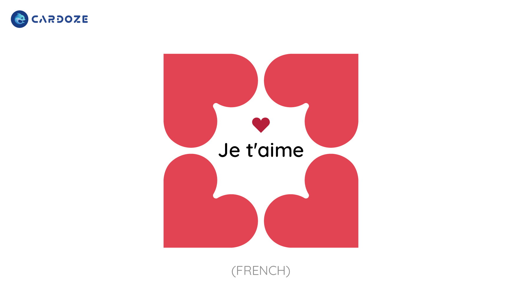 法語的我愛你怎樣說？(How to say I love you in French?)